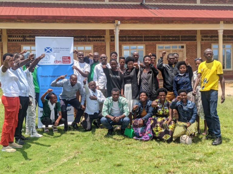 Biyemeje gusigasira ibyakozwe mu kwinjiza abantu bafite ubumuga mu guhangana n'ingaruka z'imihindagurikire y'ikirere